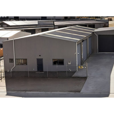 Earthquake Resistance Steel Structure Workshop 1200m2 With Large Span Design