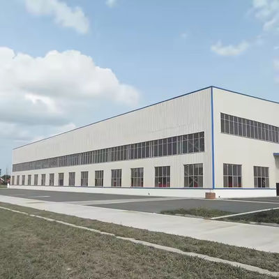 Industrial Usage Prefabricated Multi Storey Building Steel Frame Warehouse ISO 9001 CE