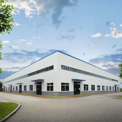 Industrial Usage Prefabricated Multi Storey Building Steel Frame Warehouse ISO 9001 CE