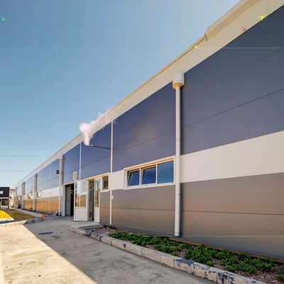 Anti Seismic Steel Shed Construction Weather Resistant Steel Frame Building Workshop
