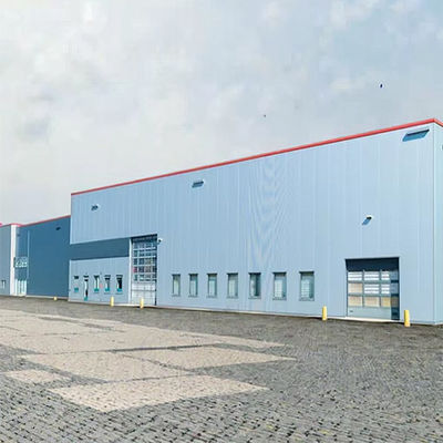 Strong Strength Steel Building Construction Custom Color Light Steel Frame Construction