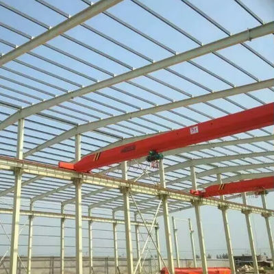 Strong Strength Steel Building Construction Custom Color Light Steel Frame Construction