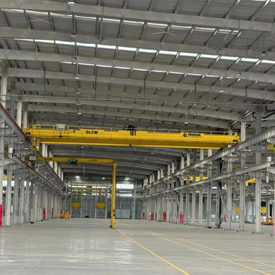 Fireproof Rock Wool Insulated Steel Structure Factory Warehouse Building Anti Corrosion Galvanized Frame Large Span Storage Facility