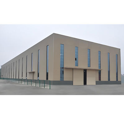 Large Span Column Free Steel Structure Workshop Prefab Metal Frame Construction Building 30m Width Custom Design Factory
