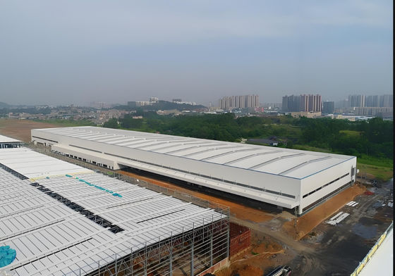 Hot Dip Galvanized Steel Shed Construction Prefabricated Warehouse Building Q355 Frame 25m Span Industrial Storage Shelter