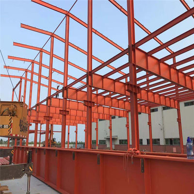 Prefabricated Q235B Q355B Steel Structure Factory Building Low Maintenance Fire Proof
