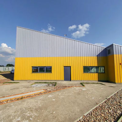 H Shaped High Rise Steel Structure Factory Fire Resistance Steel Frame Construction