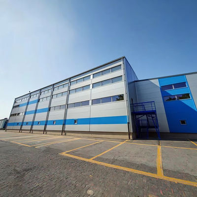 Modern Q355B Grade Prefab Steel Structure Building High Rigidity Steel Structure Factory