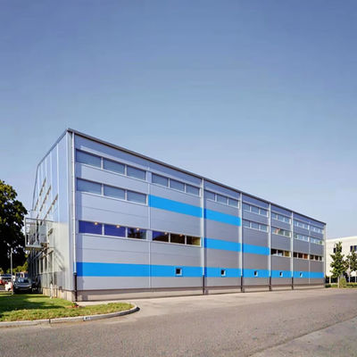 Modern Q355B Grade Prefab Steel Structure Building High Rigidity Steel Structure Factory