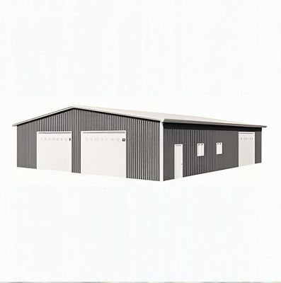 Q235 Q345 Steel Buildings Construction Steel Prefab Buildings Fireproof Anti Corrosive