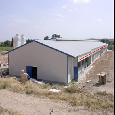 Quick Assembly Steel Structure Poultry House Weather Resistant Metal Poultry Shed