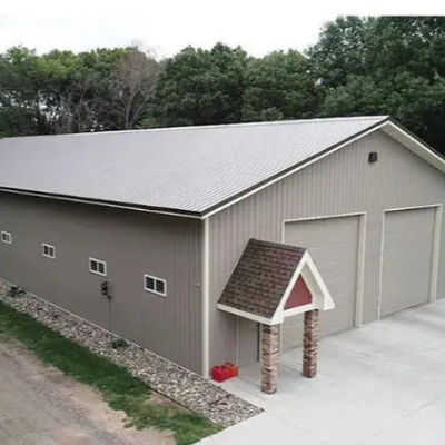 Fixed Windows Steel Structure Cow Shed House Agricultural Farm Building Anti Fire