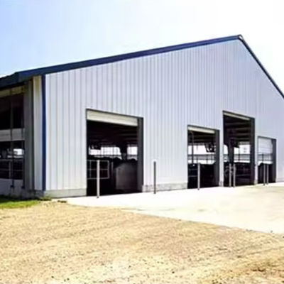 Fixed Windows Steel Structure Cow Shed House Agricultural Farm Building Anti Fire