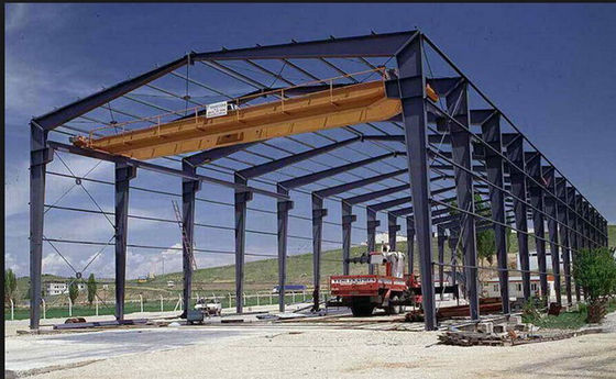 Rigid Frame Design Prefab Steel Livestock Barns Steel Shed Construction Overall Structure
