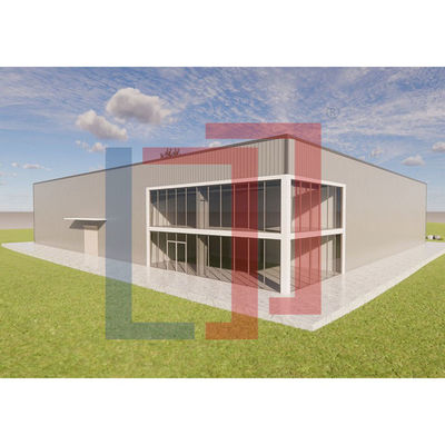 Ventilation Steel Structure Cow Shed , Durable Steel Livestock Shelter For Dairy Farm