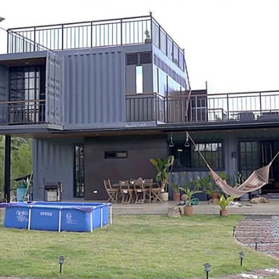 40ft 20ft Expandable Container Home Prefabricated 50mm 75mm 100mm 150mm Wall Thickness