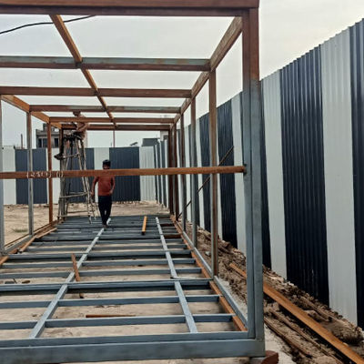 40ft 20ft Expandable Container Home Prefabricated 50mm 75mm 100mm 150mm Wall Thickness