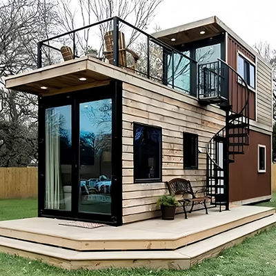 Fast Build Modular Container Home Expandable Prefab Tiny Home Earthquake Resistance
