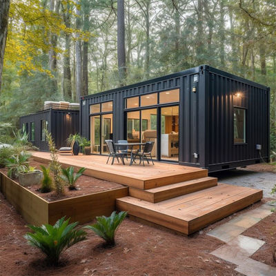 Fast Build Modular Container Home Expandable Prefab Tiny Home Earthquake Resistance