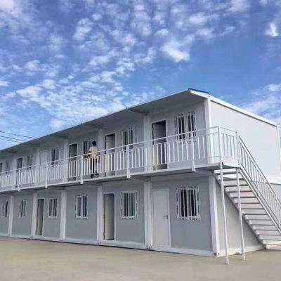 Q235B Galvanized Steel Expandable Modular House 2 Storey Expandable Prefab Homes