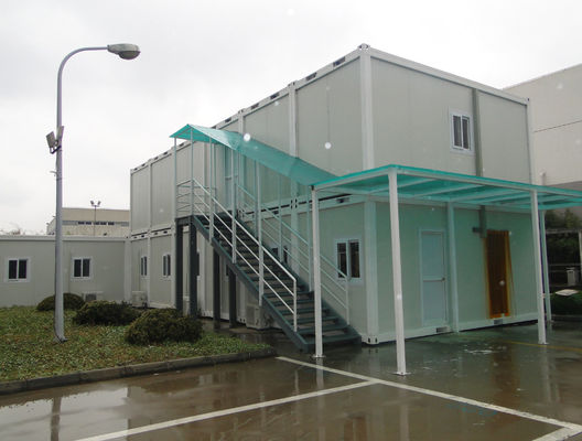 Plywood Floor Container House Prefab Container Homes With EPS Sandwich Panel Wall