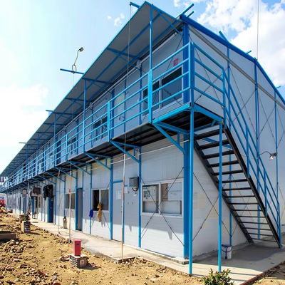 Q235 Steel Prefab Container House Metal Container Homes With Sandwich Panel Door
