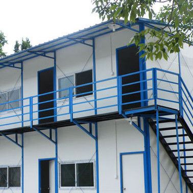 2920mm Height 2440mm Depth Prefabricated Container Homes 20ft 40ft With PVC Flooring