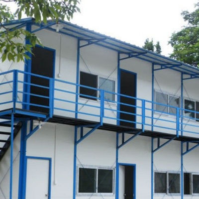 2920mm Height 2440mm Depth Prefabricated Container Homes 20ft 40ft With PVC Flooring