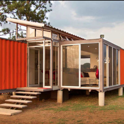 Easy Assemble Prefabricated Container House With Laminate Or Wooden Flooring