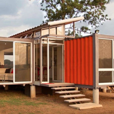 Easy Assemble Prefabricated Container House With Laminate Or Wooden Flooring